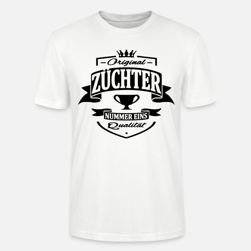 züchter - Stanley/Stella Unisex Bio-T-Shirt CRAFTER - Weiß