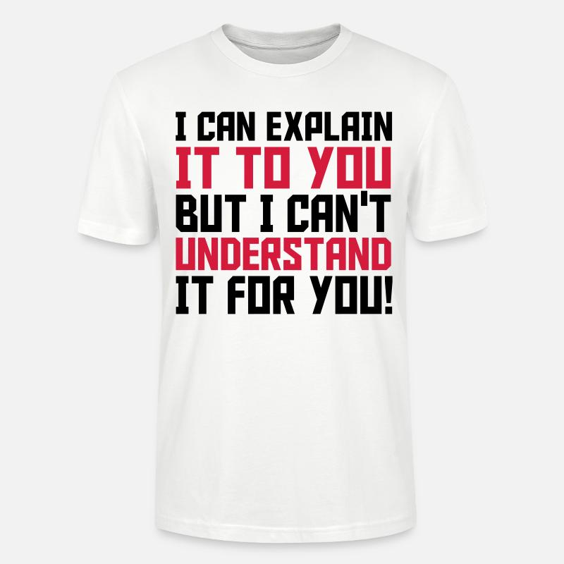 Explain - T-shirt bio CRAFTER Stanley Stella Unisexe - blanc