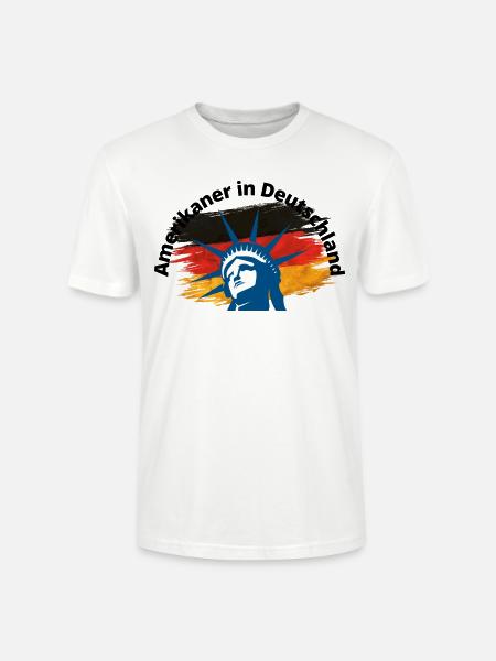 Amerikaner in Deutschland - Stanley/Stella Unisex Bio-T-Shirt CRAFTER - Weiß