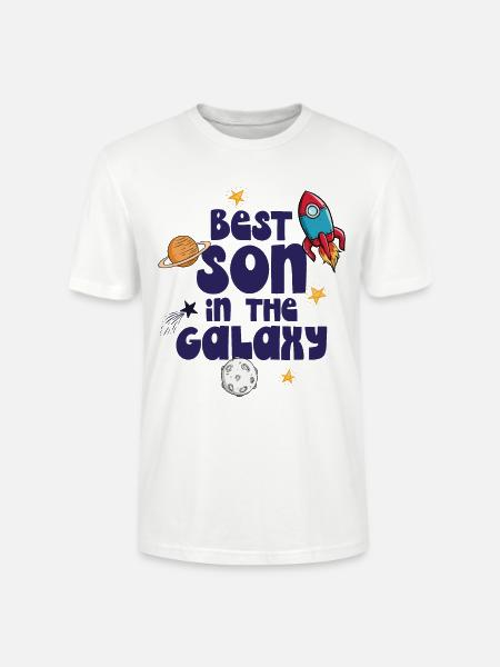 Bester Sohn der Galaxis - Stanley/Stella Unisex Bio-T-Shirt CRAFTER - Weiß