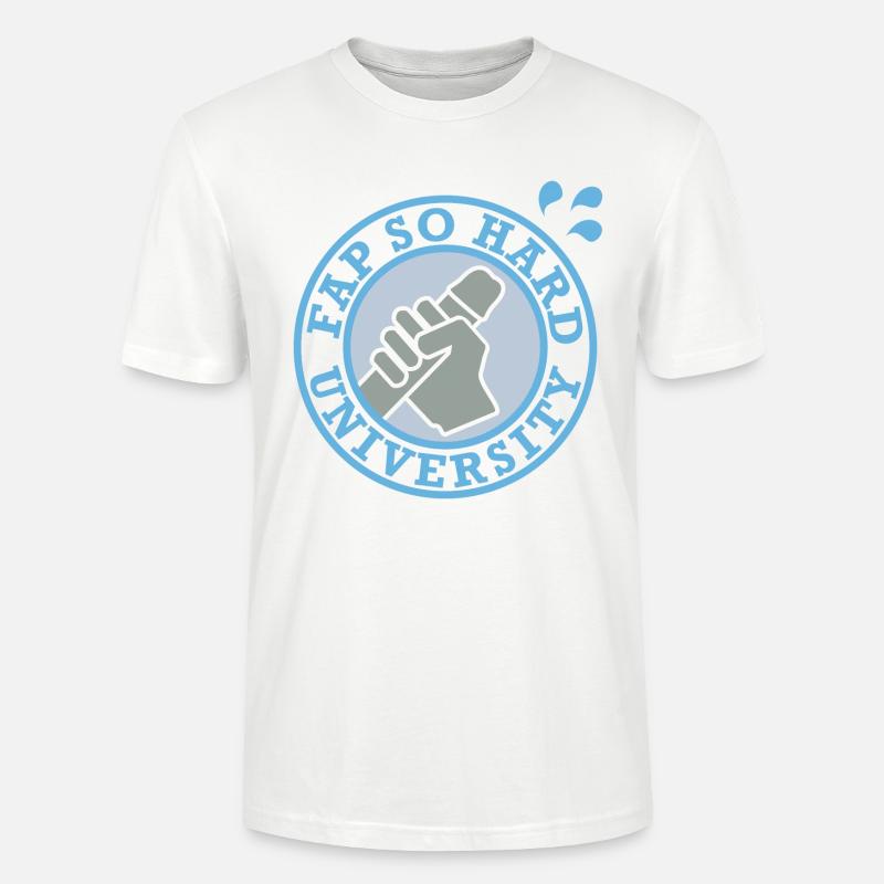 FAP SO HARD UNIVERSITY - Stanley/Stella Unisex Bio-T-Shirt CRAFTER - Weiß