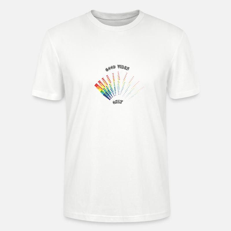 good vibes only - Stanley/Stella Unisex Bio-T-Shirt CRAFTER - Weiß