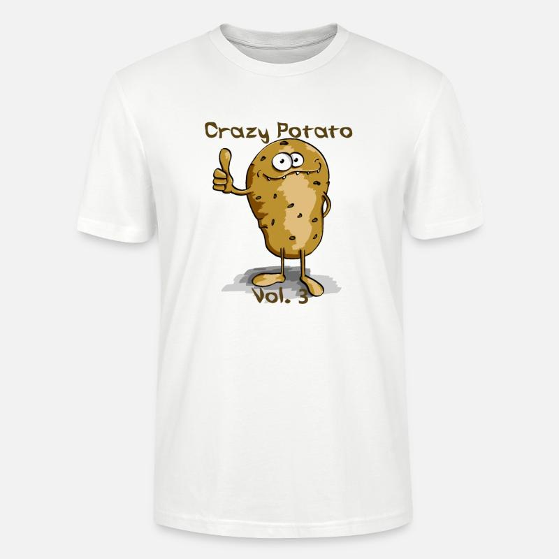 Crazy Potato Vol. 3 - Stanley/Stella Unisex Bio-T-Shirt CRAFTER - Weiß