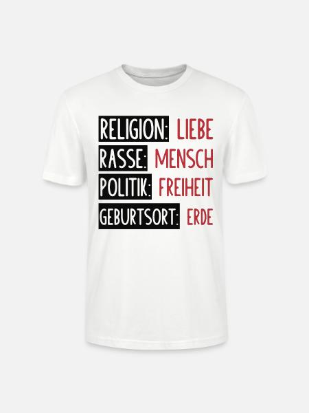 Statement - Keine Trennung oder Spaltung - Stanley/Stella Unisex Bio-T-Shirt CRAFTER - Weiß