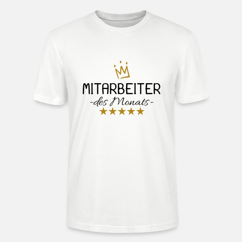 Mitarbeiter des Monats - Stanley/Stella Unisex Bio-T-Shirt CRAFTER - Weiß
