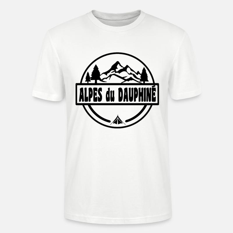 Alpes du Dauphine - Stanley/Stella Unisex Bio-T-Shirt CRAFTER - Weiß