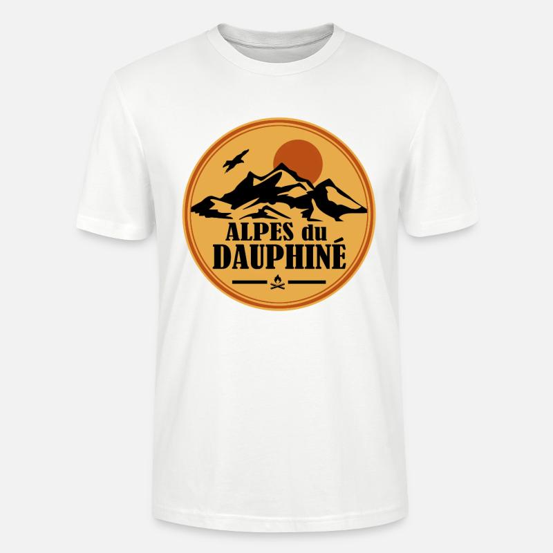 Alpes du Dauphine - Stanley/Stella Unisex Bio-T-Shirt CRAFTER - Weiß