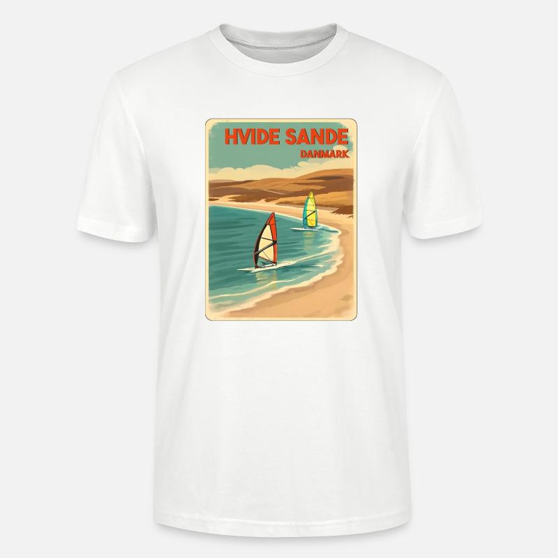 Hvide Sande, alternativement, Danemark - T-shirt bio CRAFTER Stanley Stella Unisexe - blanc