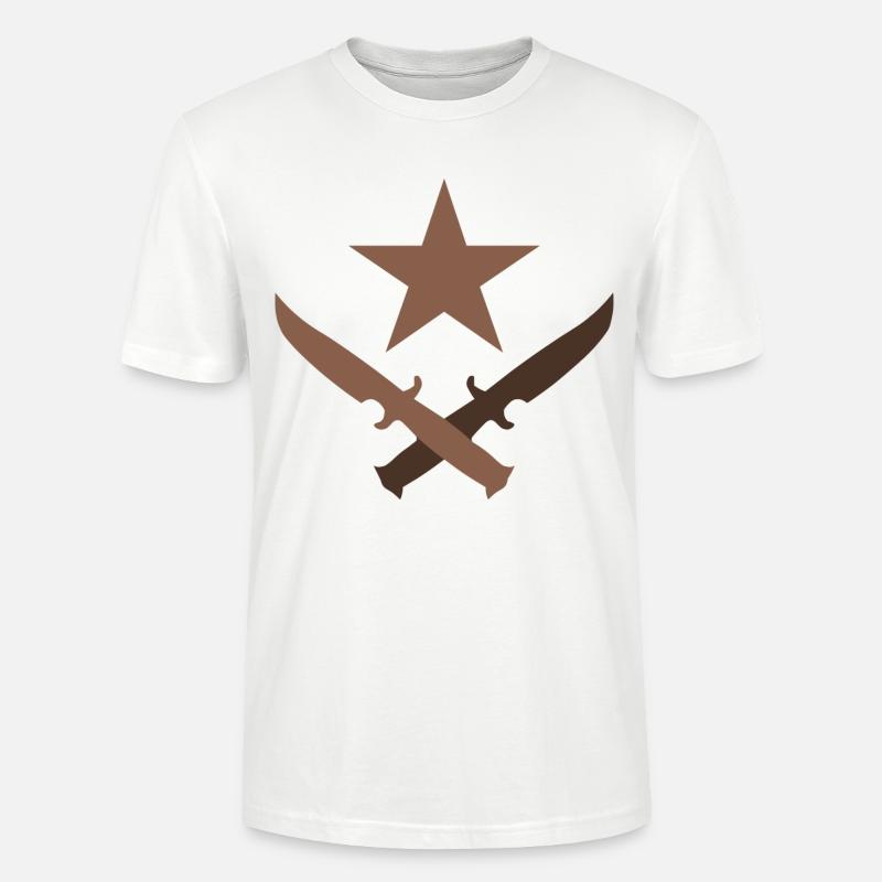 Terroristen - Stanley/Stella Unisex Bio-T-Shirt CRAFTER - Weiß