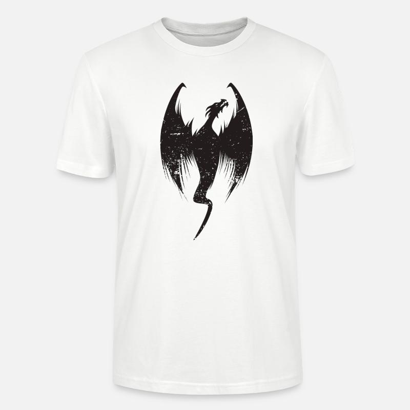 Drache - Stanley/Stella Unisex Bio-T-Shirt CRAFTER - Weiß