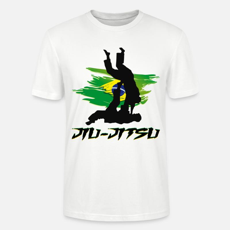 JIU-JITSU - Stanley/Stella Unisex Bio-T-Shirt CRAFTER - Weiß