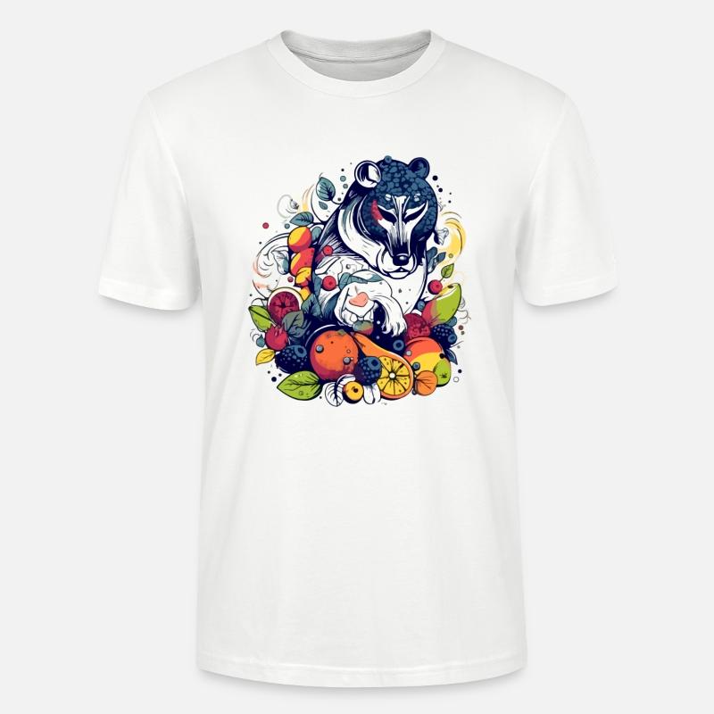 Dido der Gorilla - Stanley/Stella Unisex Bio-T-Shirt CRAFTER - Weiß