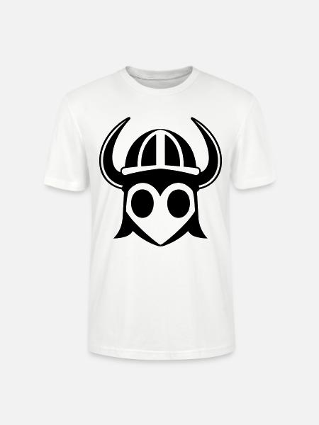 Wikingerhelm Krieger - Stanley/Stella Unisex Bio-T-Shirt CRAFTER - Weiß