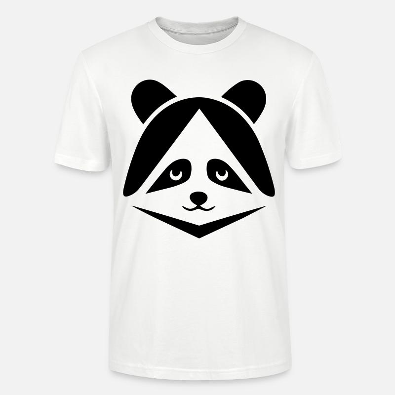 Panda - Stanley/Stella Unisex Bio-T-Shirt CRAFTER - Weiß