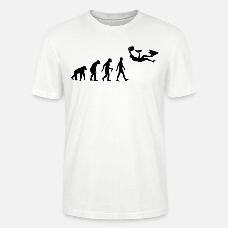 Bouldern Escalade Evolution - T-shirt bio CRAFTER Stanley Stella Unisexe - blanc