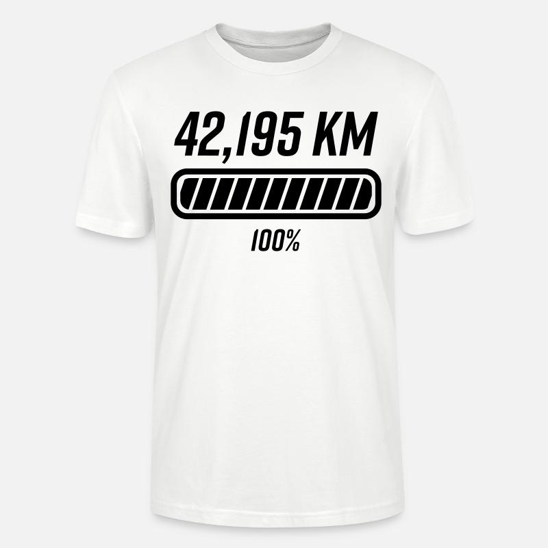 Marathon Marathon Runner Loading Course - Stanley/Stella CRAFTER Unisex Organic T-Shirt - white