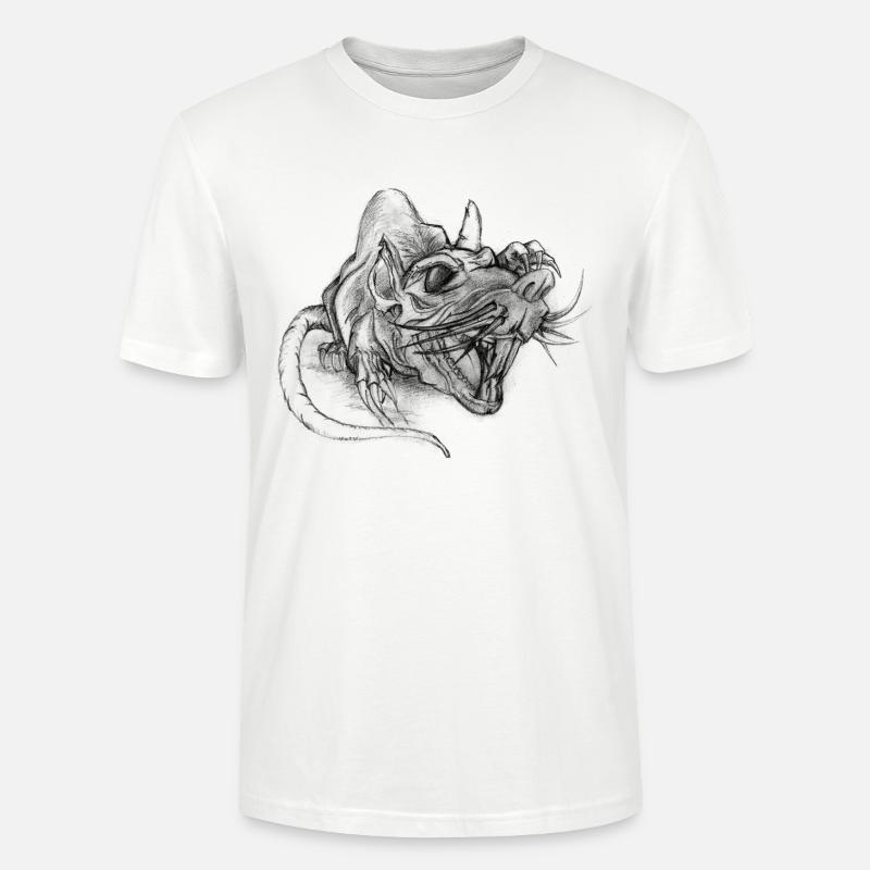 Ratte - Stanley/Stella Unisex Bio-T-Shirt CRAFTER - Weiß