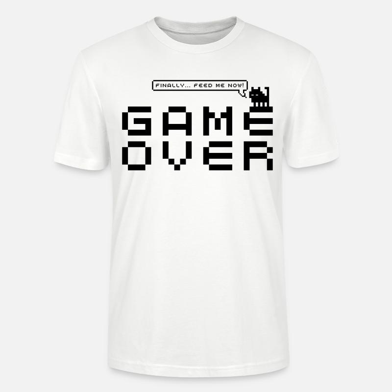 conception gameover - T-shirt bio CRAFTER Stanley Stella Unisexe - blanc