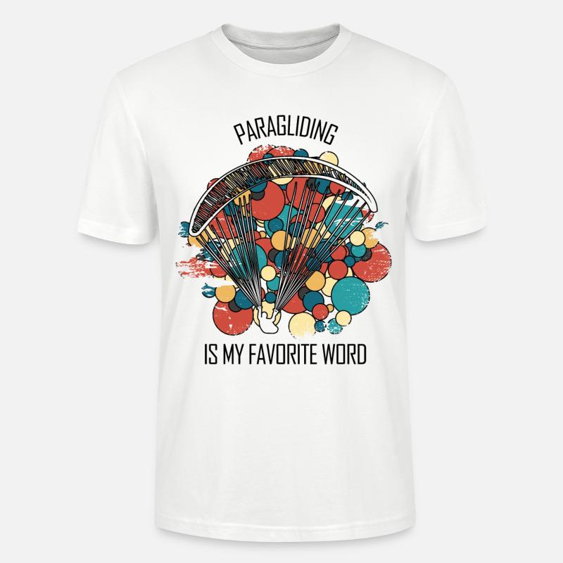 Paragliding Gleitschirm Paragleiter Paraglider - Stanley/Stella Unisex Bio-T-Shirt CRAFTER - Weiß