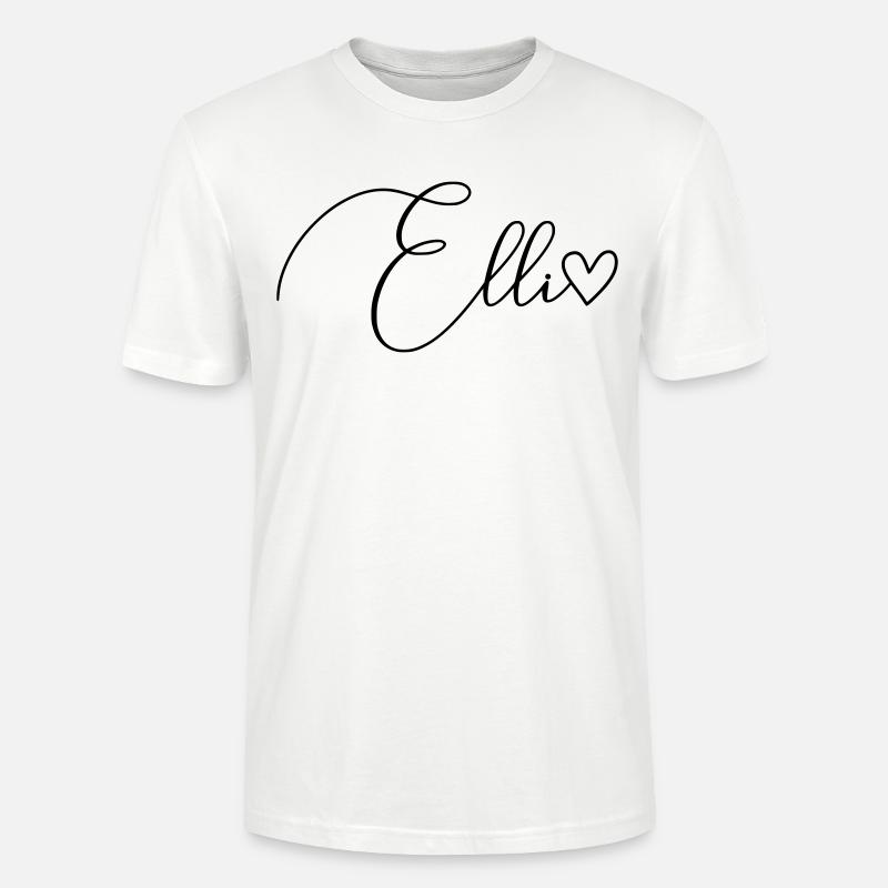 Elli Name Vorname Mädchen - Stanley/Stella Unisex Bio-T-Shirt CRAFTER - Weiß