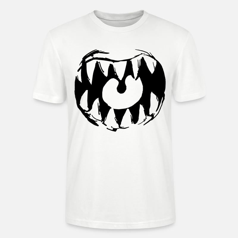 Große Klappe - Stanley/Stella Unisex Bio-T-Shirt CRAFTER - Weiß