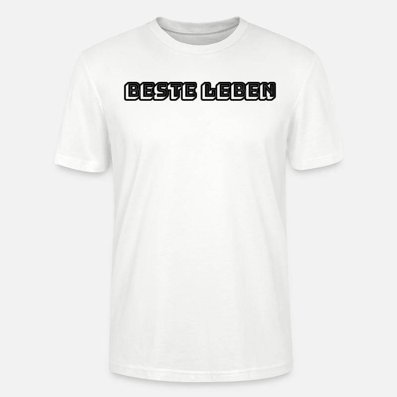 BESTE LEBEN - Stanley/Stella Unisex Bio-T-Shirt CRAFTER - Weiß