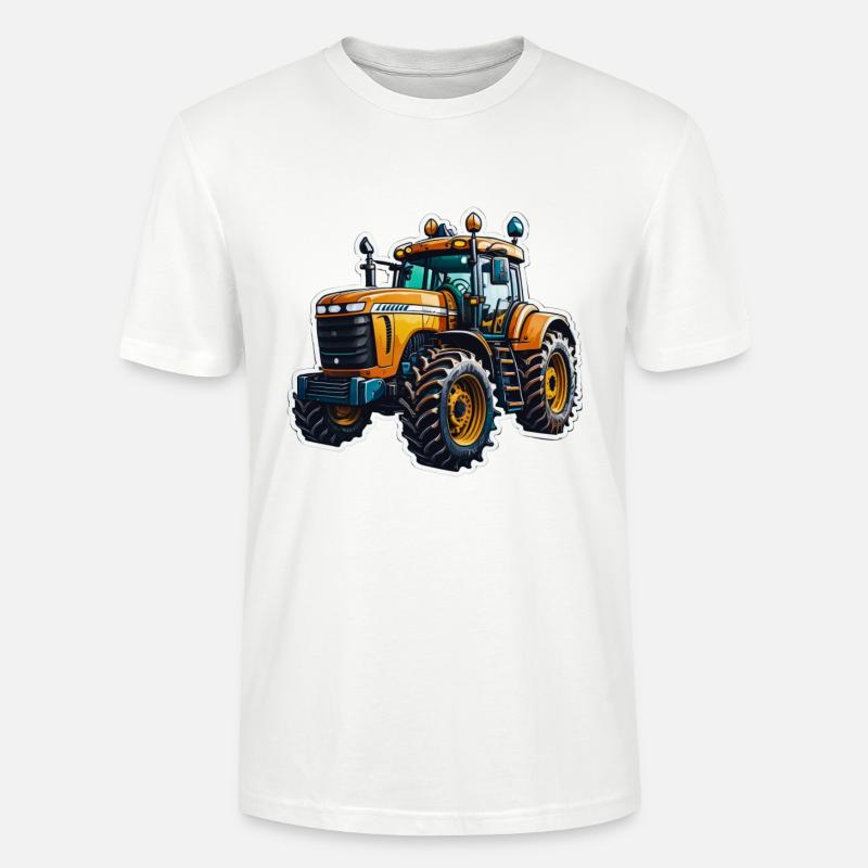 Traktor - Stanley/Stella Unisex Bio-T-Shirt CRAFTER - Weiß