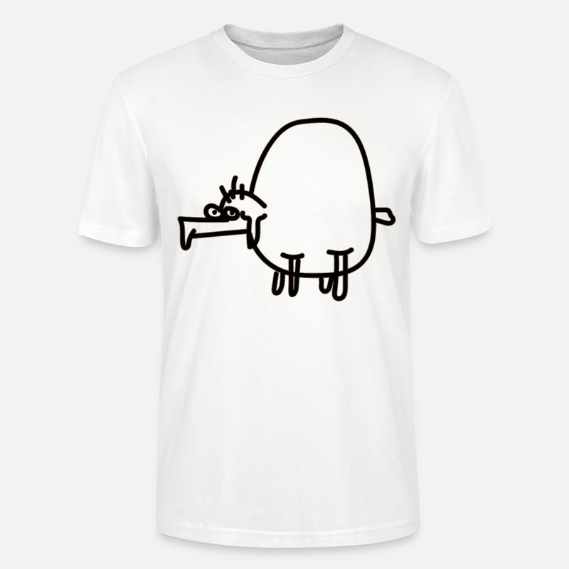 Guenther das Schaaf - Stanley/Stella Unisex Bio-T-Shirt CRAFTER - Weiß