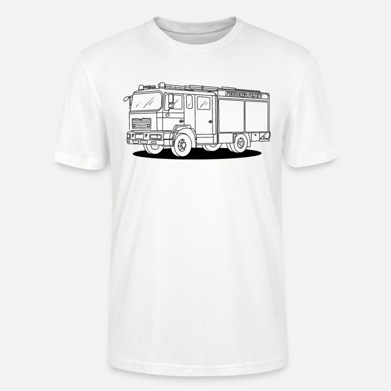 Fire Engine - T-shirt bio CRAFTER Stanley Stella Unisexe - blanc