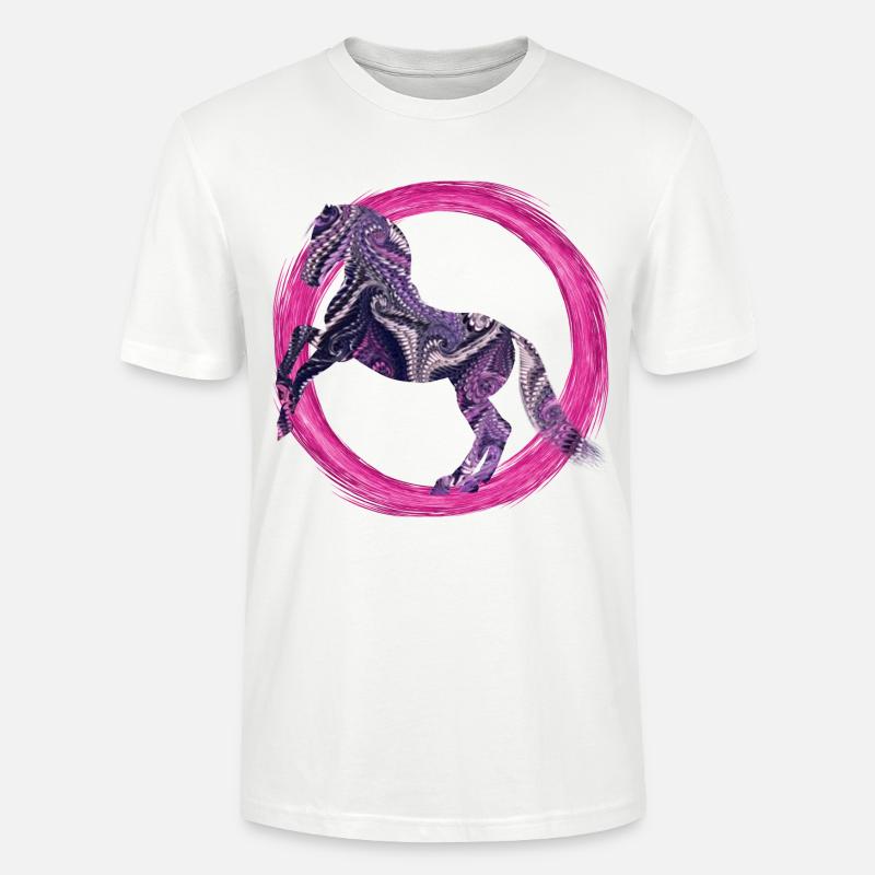 cheval e 75 - T-shirt bio CRAFTER Stanley Stella Unisexe - blanc
