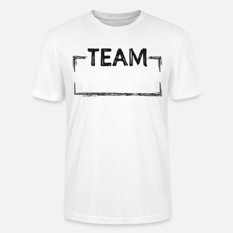 Équipe - Insérez votre texte - T-shirt bio CRAFTER Stanley Stella Unisexe - blanc