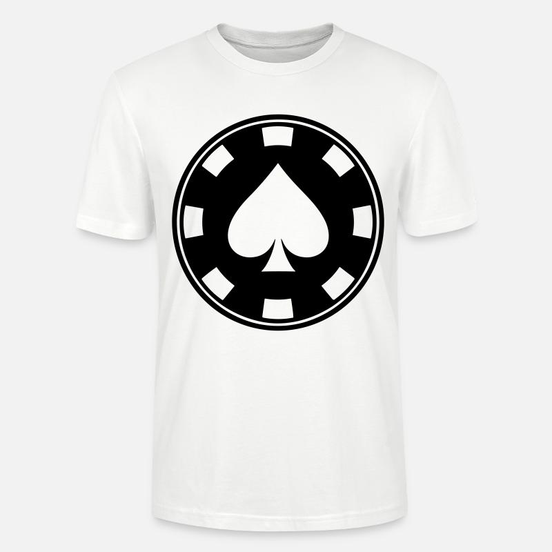 Poker-Chip - Stanley/Stella Unisex Bio-T-Shirt CRAFTER - Weiß