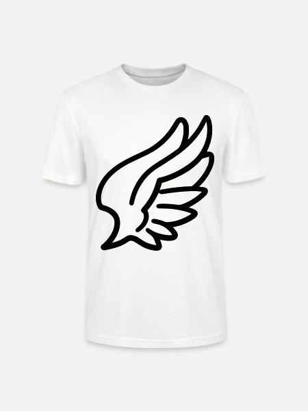 Angel Wings - Stanley/Stella CRAFTER Unisex Organic T-Shirt - white