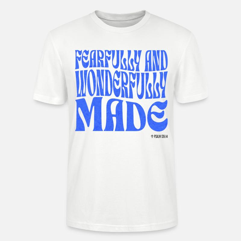 Christianisme Verset Biblique Chrétien - T-shirt bio CRAFTER Stanley Stella Unisexe - blanc