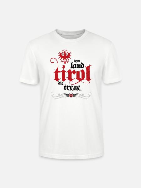 The Tyrol fidelity black - Stanley/Stella CRAFTER Unisex Organic T-Shirt - white