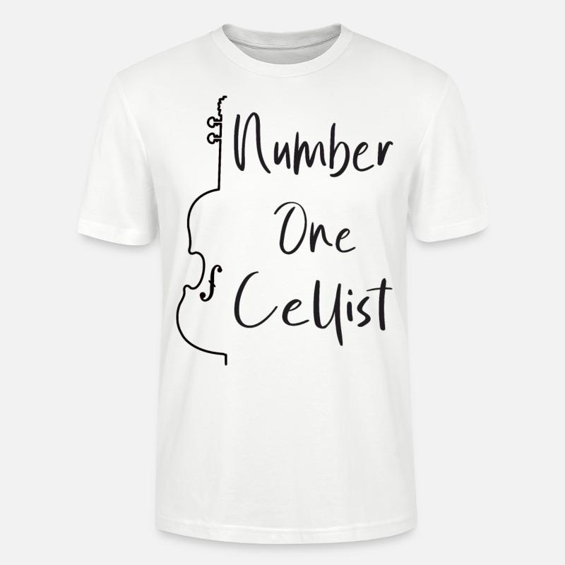 Violoncelle violoncelle violoncelle - T-shirt bio CRAFTER Stanley Stella Unisexe - blanc