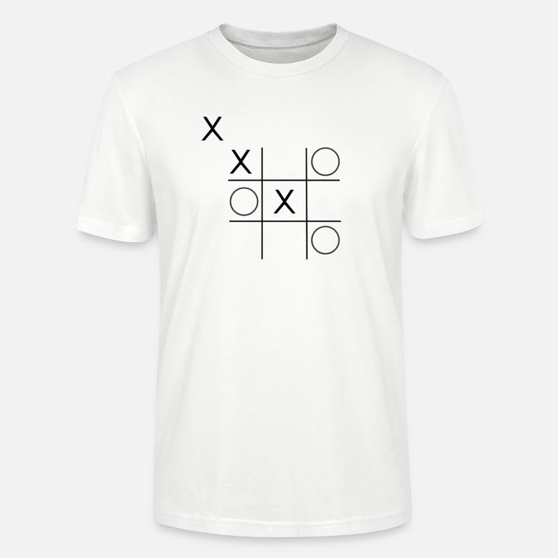 TICTACTOE Trick - Stanley/Stella Unisex Bio-T-Shirt CRAFTER - Weiß