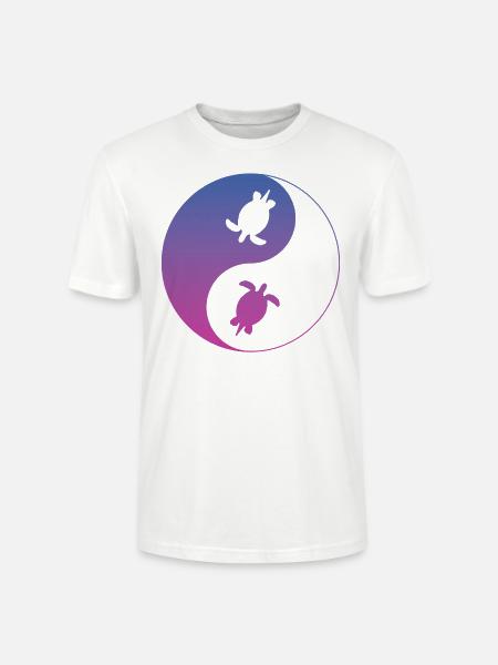 Schildkröte - Stanley/Stella Unisex Bio-T-Shirt CRAFTER - Weiß