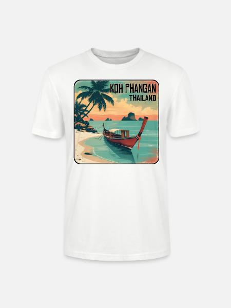Koh Phangan Thailand - Stanley/Stella Unisex Bio-T-Shirt CRAFTER - Weiß