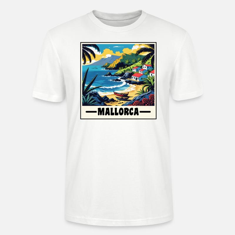 Mallorca - Stanley/Stella Unisex Bio-T-Shirt CRAFTER - Weiß