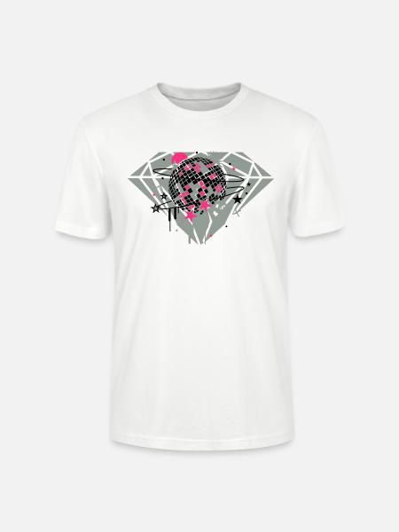 Diamant - Stanley/Stella Unisex Bio-T-Shirt CRAFTER - Weiß