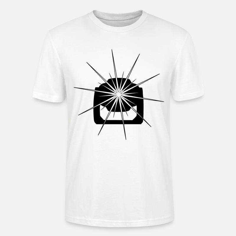 Movinghead in Schwarz - Stanley/Stella Unisex Bio-T-Shirt CRAFTER - Weiß