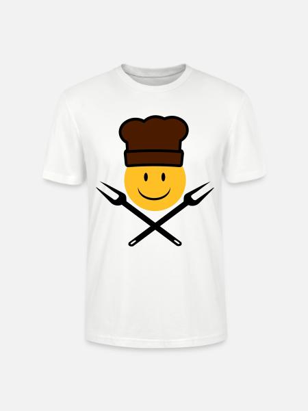 grillen - Stanley/Stella Unisex Bio-T-Shirt CRAFTER - Weiß