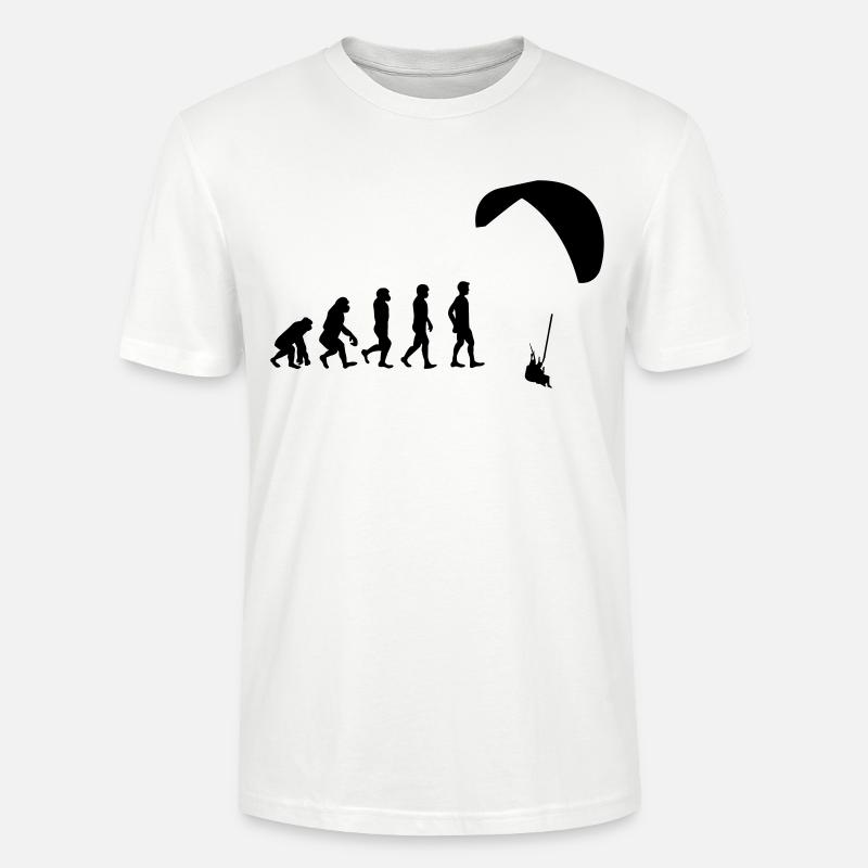 Evolution glider - Stanley/Stella CRAFTER Unisex Organic T-Shirt - white