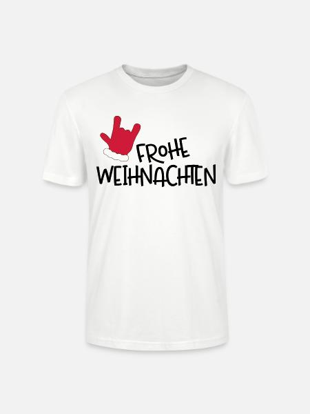 Weihnachten - Stanley/Stella Unisex Bio-T-Shirt CRAFTER - Weiß