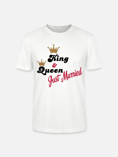 wedding - Stanley/Stella CRAFTER Unisex Organic T-Shirt - white