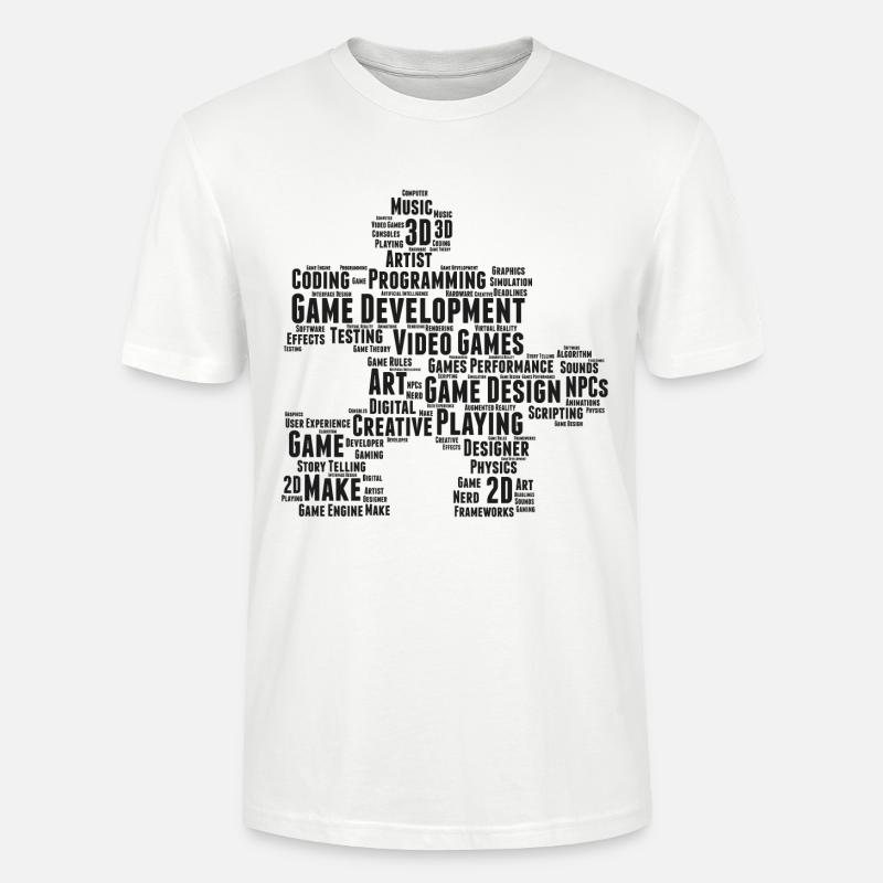 Game Dev - Stanley/Stella Unisex Bio-T-Shirt CRAFTER - Weiß