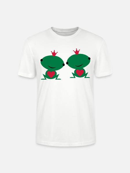 two are in love - Stanley/Stella CRAFTER Unisex Organic T-Shirt - white