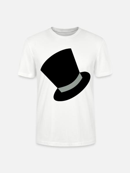 zylinder - Stanley/Stella Unisex Bio-T-Shirt CRAFTER - Weiß