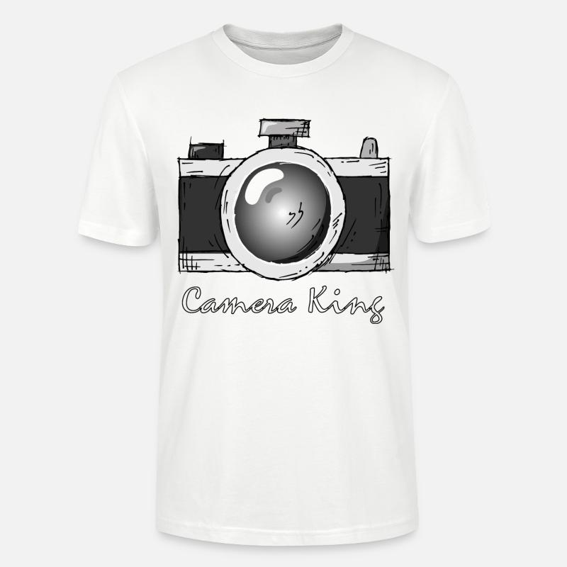 Kamera - Stanley/Stella Unisex Bio-T-Shirt CRAFTER - Weiß